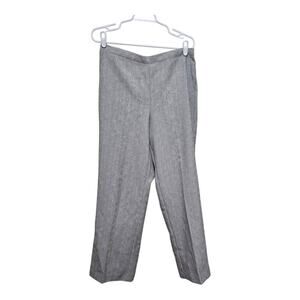 Alfred Dunner Pull On Gray Dress Pants Size 12